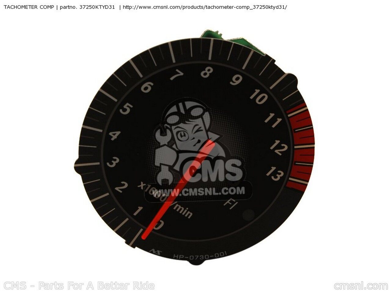 CMS シーエムエス TACHOMETER COMP CBR125RW 2007 7 AUSTRALIA ENGLAND EUROPEAN DIRECT SALES FRANCE ..