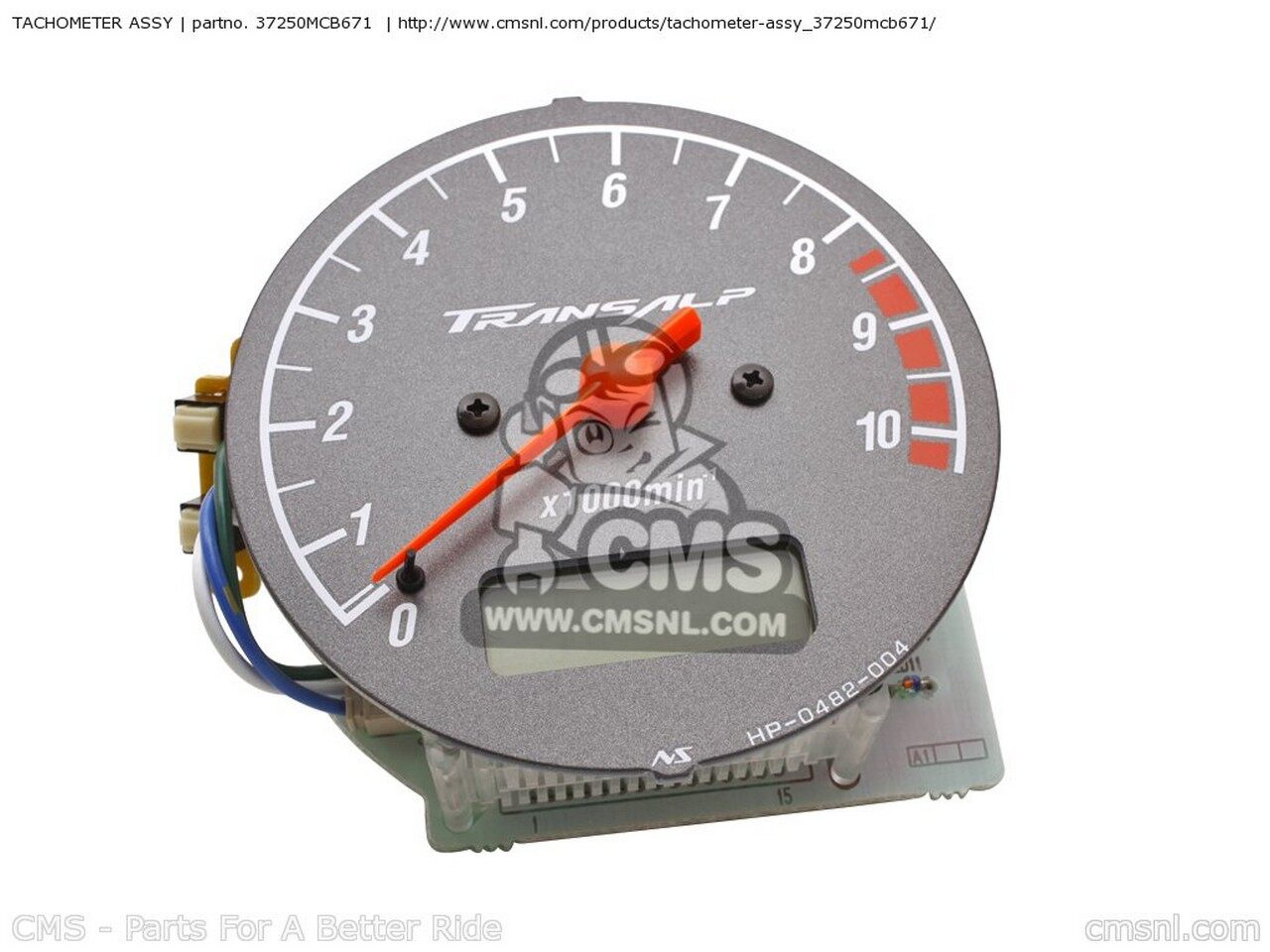 CMS シーエムエス TACHOMETER ASSY XL650V TRANSALP 2005 5 FRANCE IRELAND 2006 6 ENGLAND / TYPE HON..