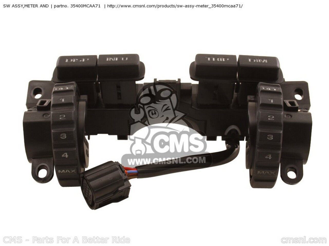 CMS シーエムエス SW ASSY，METER AND GL1800 GOLDWING 6 USA HONDA ホンダ ハンドルスイッチ・スイッチボックス ハンドル周辺パーツ ハンドル