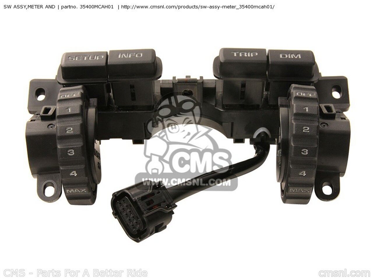 CMS シーエムエス SW ASSY，METER AND GL1800 GOLDWING 6 AUSTRALIA / GH ENGLANDGH EUROPEAN DIRECT SALES FRANCE CMF IRELAND USA HONDA ホンダ ハンドルスイッチ・スイッチボックス ハンドル周辺パーツ ハンドル