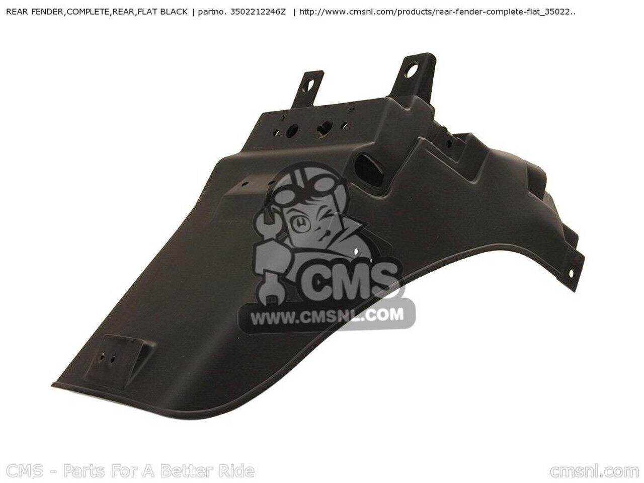 CMS シーエムエス FENDER-COMP-REAR，RR，B ZG1000A18 CONCOURS USA CALIFORNIA CANADA ZG1000A19 ZG1000A20 ZG1000A6F KAWASAKI カワサキ リアフェンダー フェンダー関連 外装