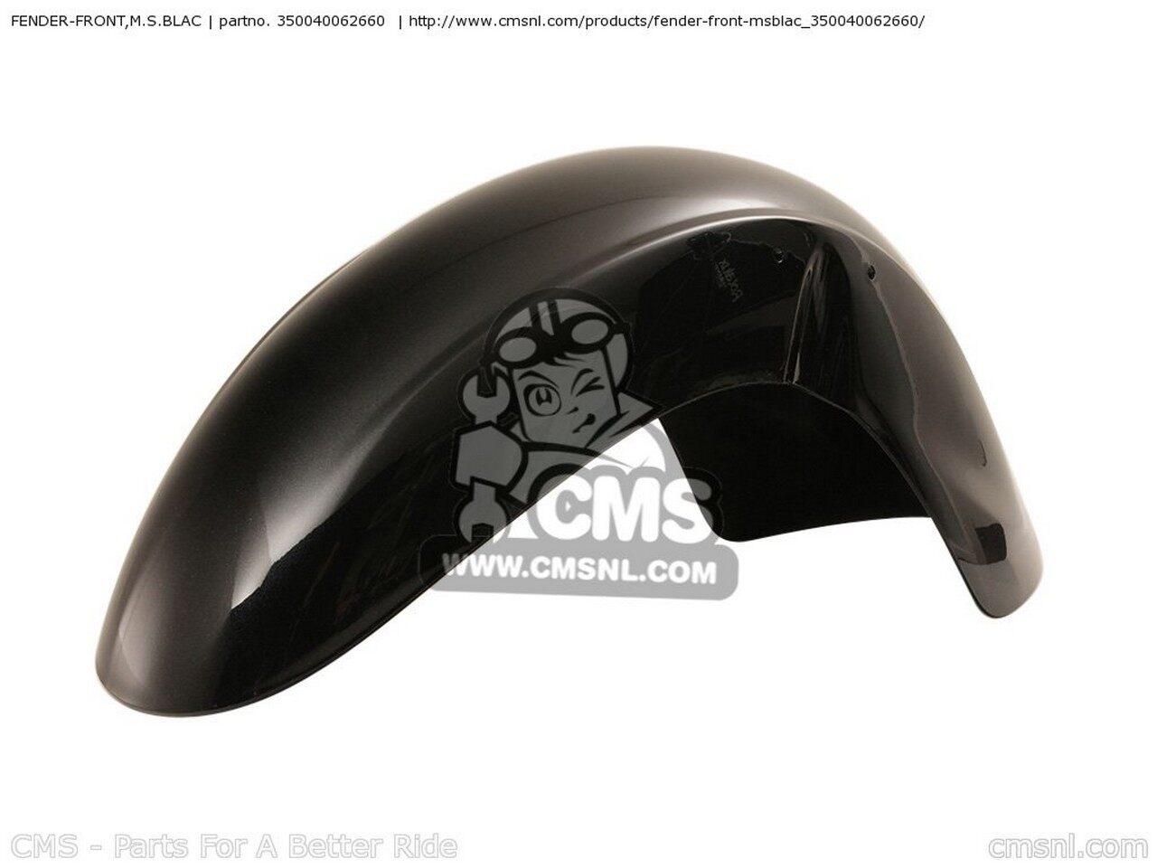 CMS �������२�� FENDER-FRONT��M.S.BLAC VN900BAF VULCAN 900 CLASSIC 2010 USA VN900BEF 2014 KAWASAKI ���掠�� �ե���ȥե������ �ե��������Ϣ ����