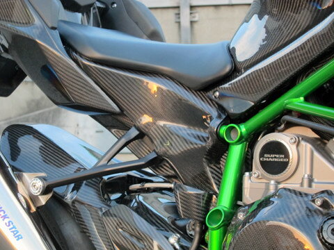 A-TECH �����ƥå� ���֥ե졼�५�С� �˥󥸥� H2 H2R KAWASAKI ���掠�� �ե졼�५�С� �ե졼�� �Ǻࡧ�ɥ饤�����ܥ󥱥֥顼(DCK)