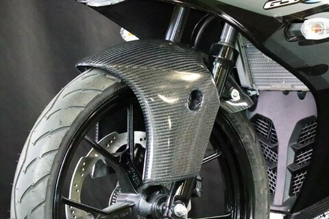 A-TECH エーテック フロントフェンダー SPL GSX-R125 SUZUKI スズキ フェンダー関連 外装 素材：平織カーボン(C) クリア塗装無し 3