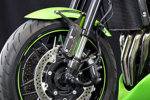 A-TECH エーテック フロントフォークキャリパーカバー Z900RS KAWASAKI カワサキ ...