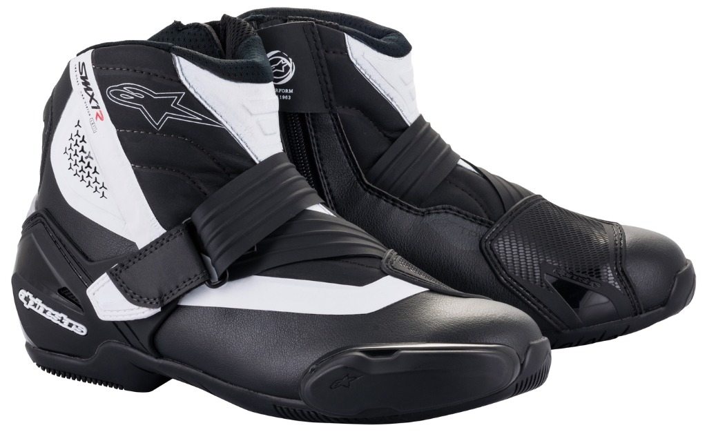 alpinestars アルパインスターズ SMX-1R v2 BOOT［ブラック／ホワイト］ツーリングブーツ ライディングシューズ フットウェア
