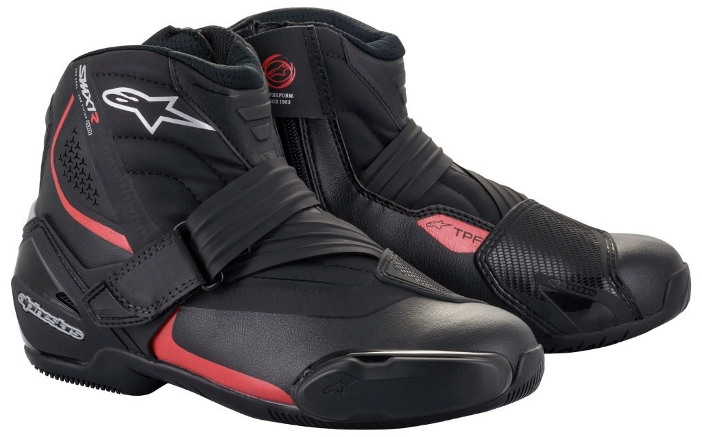 alpinestars アルパインスターズ SMX-1R v2 BOOT［ブラック／レッド］ツーリングブーツ ライディングシューズ フットウェア