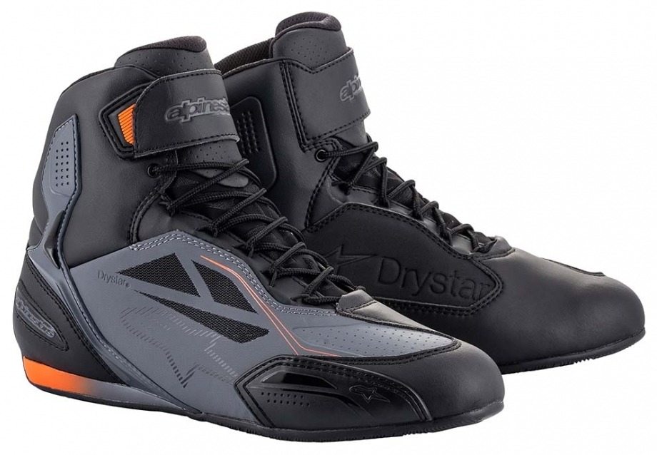alpinestars アルパインスターズ FASTER-3 DRYSTAR(R) SHOE［ファスタースリード［ファスタースリードライスターシューズ ブラック／クール／グレー／オレンジ／フロー］ライディングシューズ ライディングシューズ フットウェア