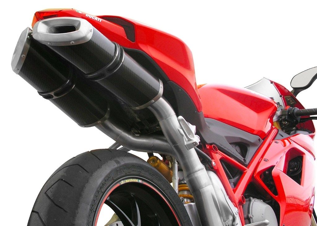 SPARK EXHAUST スパーク マフラー チタンエキゾーストパイプ (フィットスパーク／純正タイプサイレンサー) 1098 R 1198 DUCATI ドゥカティ フルエキゾーストマフラー