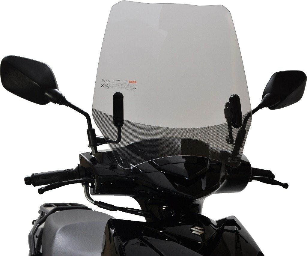 旭風防 SW-08 ショートバイザー スモーク SUZUKI SWISH スウィッシュ 旭風防 SW-08 ショートバイザー スモーク SUZUKI SWISH スウィッシュ