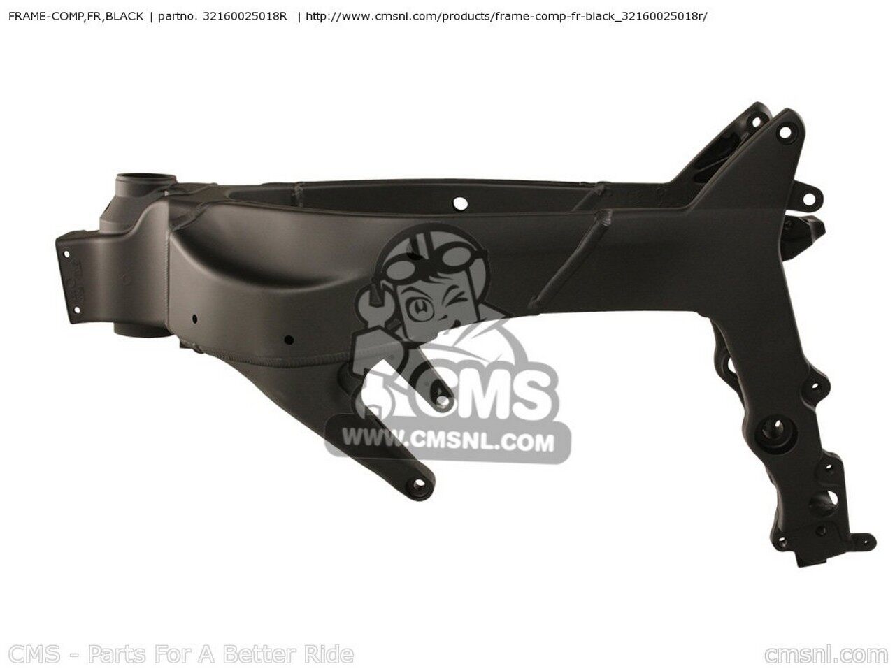 CMS �������२�� FRAME-COMP��FR��BLACK ZX600P7F NINJA ZX6R USA ZX600P8F ZX600P8FA ZX636B1 CALIFORNIA CANADA KAWASAKI ���掠�� �ե졼��
