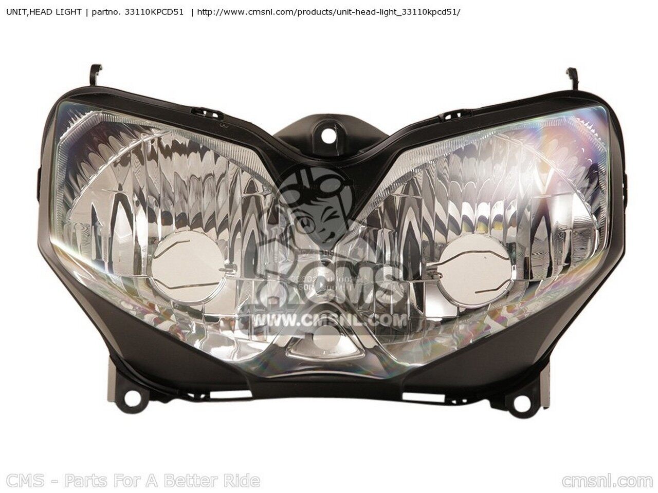 CMS シーエムエス UNIT，HEAD LIGHT HONDAXL125V VARADERO 2010 A ENGLAND / MKH XL125V 2009 9 TYPE 2 EUROPEAN DIRECT SALES DX 4 6 CMF 5 7 2011 B 3 2007 MPH EUROPE HONDA ホンダ ヘッドライト 灯火類 電装系