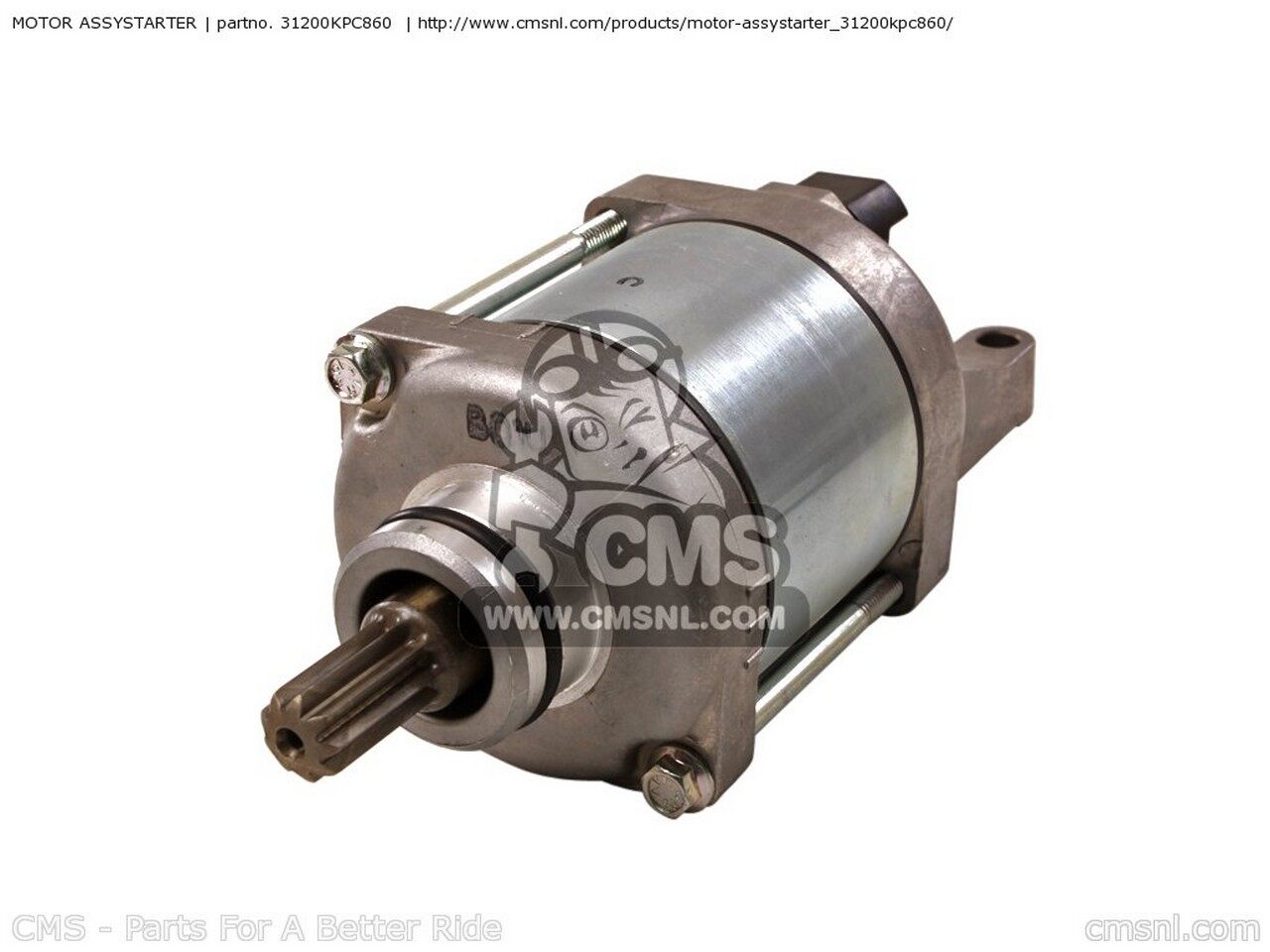 CMS シーエムエス MOTOR ASSYSTARTER HONDAXL125V VARADERO 2010 A ENGLAND / MKH XL125V 2009 9 TYPE 2 EUROPEAN DIRECT SALES DX 4 6 CMF 5 7 2011 B 3 EUROPE HONDA ホンダ スターターモーター 電装系