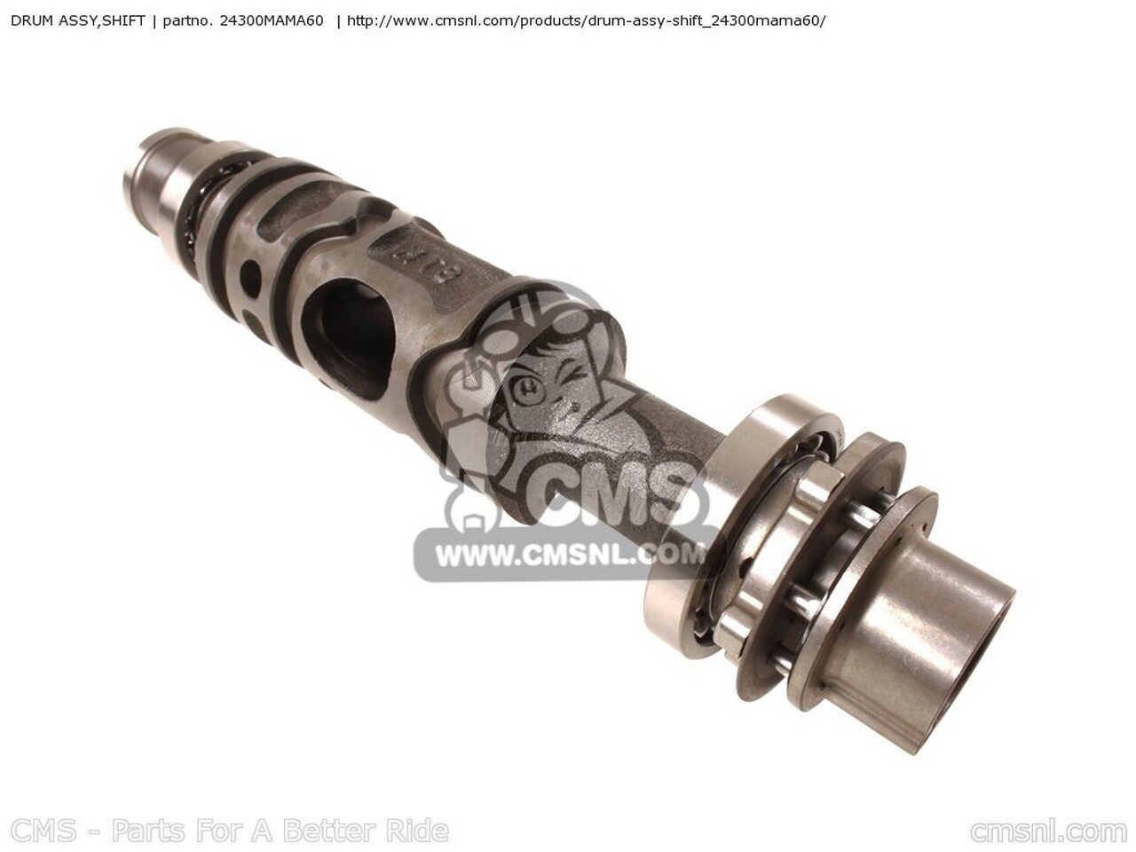 CMS シーエムエス DRUM ASSY，SHIFT GL1500A GOLDWING ASPENCADE Y AUSTRALIA / KPH USA GL1500SE SPECIAL EDITION AUSTRIA ENGLAND MKH EUROPE DIRECT SALES FINLAND FRANCE CMF GERMANY SINGAPORE SPAIN SWEDEN SWITZERLAND HONDA ホンダ ミッション・ギア エンジンパーツ