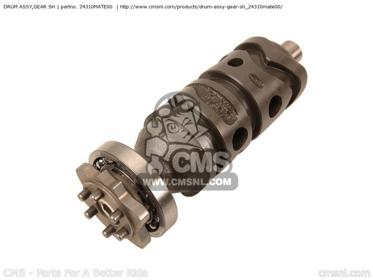 CMS シーエムエス DRUM ASSY，GEAR SH CBR1100XX SUPERBLACKBIRD Y AUSTRALIA / KPH BRAZILKPH CANADA KMH ENGLAND MKH EUROPEAN DIRECT SALES FRANCE GERMANY SWEDEN SWITZERLAND USA 1 2 BRAZIL 3 4 ASV TYPE BRAZILASV EURO T EUROPE 5 TWO CMF IRELAND 6 HONDA ホンダ