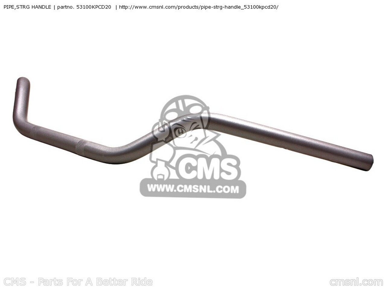 CMS シーエムエス PIPE，STRG HANDLE HONDAXL125V VARADERO 2010 A ENGLAND / MKH XL125V 2009 9 TYPE 2 EUROPEAN DIRECT SALES DX 4 6 CMF 5 7 2011 B 3 2007 MPH HONDA ホンダ ハンドルバー ハンドル