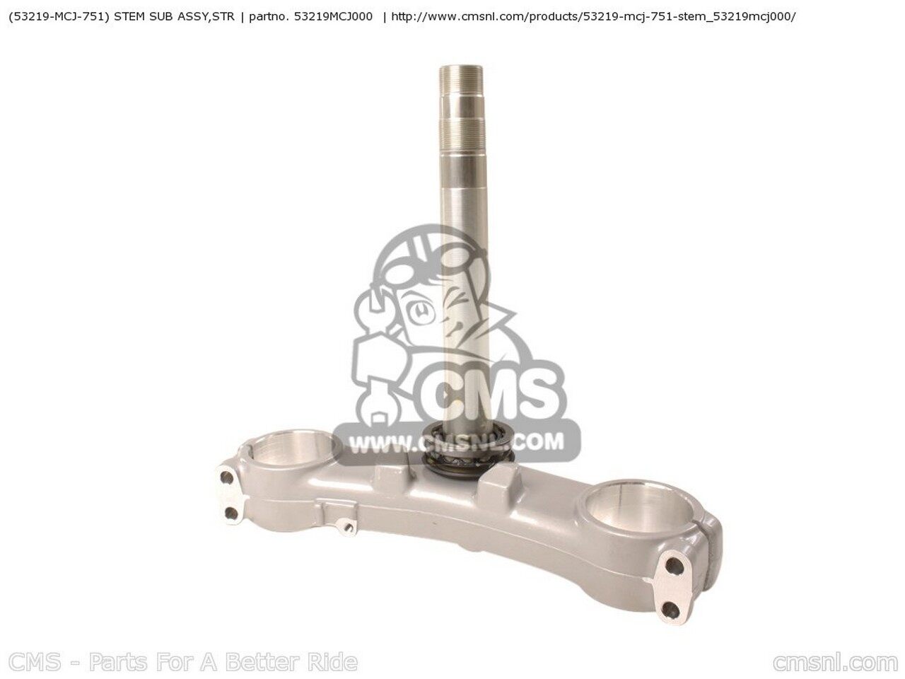 CMS シーエムエス (53219-MCJ-751) STEM SUB ASSY，STR CBR900RR Y USA FIREBLADE 1 ENGLAND HONDA ホ..