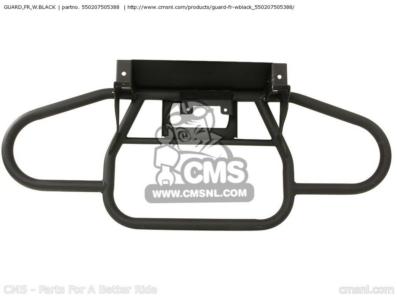 CMS �������२�� GUARD��FR��W.BLACK KAF620-J8F MULE3010 2008 USA / TRANS4X4 KAF620-K8F KAF950-D8F DIESEL 4X4 KAF950-E8F KAWASAKI ���掠�� ���󥸥󥬡��� �ե졼��