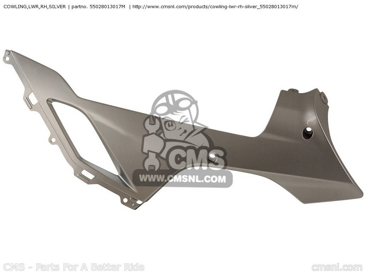 CMS �������२�� COWLING��LWR��RH��SILVER ZX600P7F NINJA ZX6R USA ZX636B1 CALIFORNIA CANADA KAWASAKI ���掠�� ������������� �������Ϣ ����