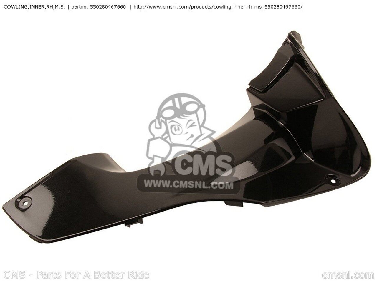 CMS シーエムエス COWLING，INNER，RH，M.S. ZX1400EDFA NINJA ZX14R USA ZX1400EEFA ZX1400FDFA / ABS ZX1400FEFA KAWASAKI カワサキ インナーカウル インナーパネル 外装