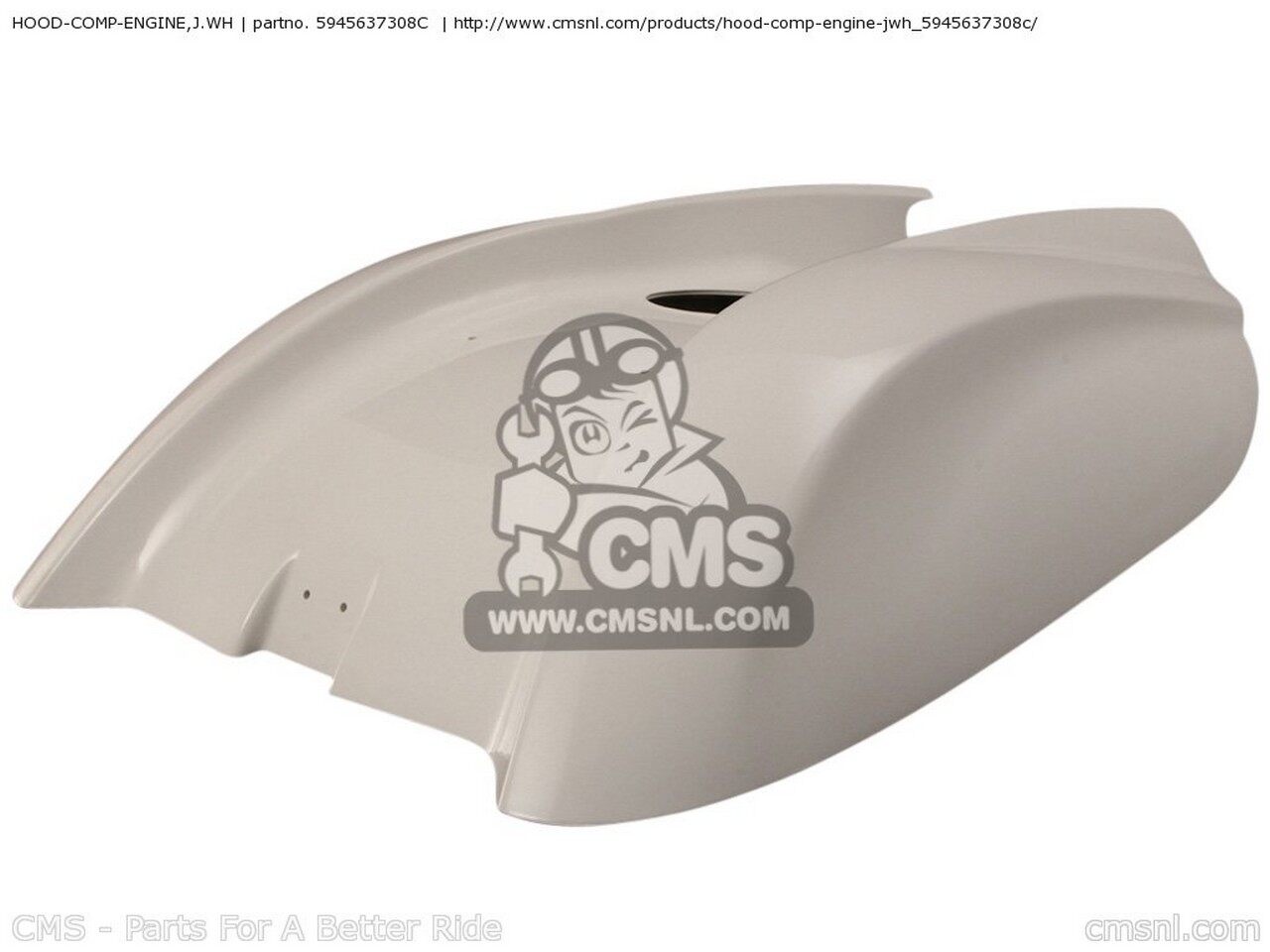 CMS シーエムエス HOOD-COMP-ENGINE，J.WH JS800-A1 JETSKI800 SX-R 2003 USA JS800-A2 2004 JS800-A3 2005 JS800-A6F 2006 JS800-A7F 2007 KAWASAKI カワサキ その他外装オプション・補修部品 外装