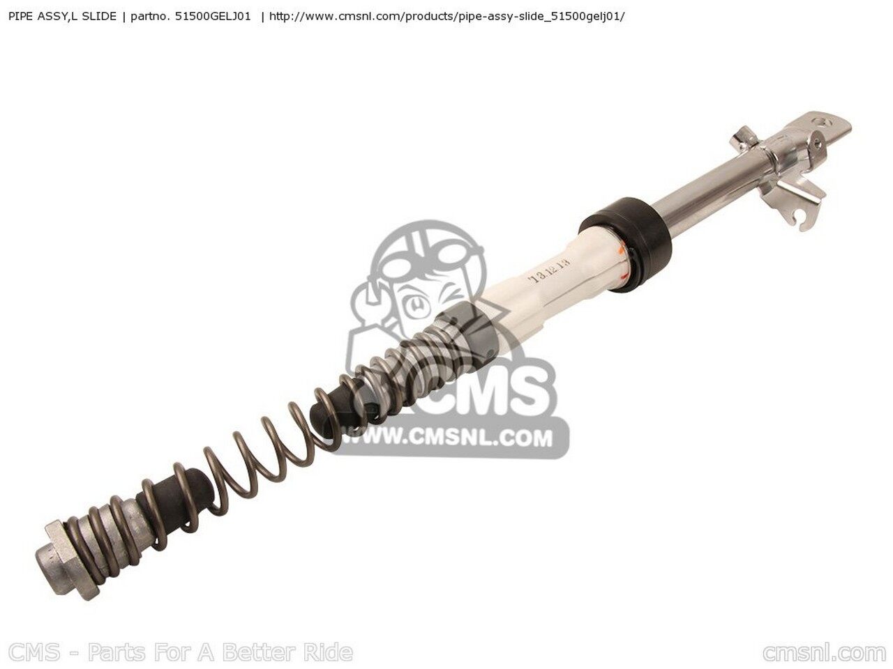 CMS シーエムエス PIPE ASSY，L SLIDE CRF50F 2004 4 EUROPEAN DIRECT SALES USA 2005 5 2006 6 2007 7 2008 8 AUSTRALIA 2009 9 2010 A 2011 B HONDA ホンダ フロントフォーク サスペンション 足回り