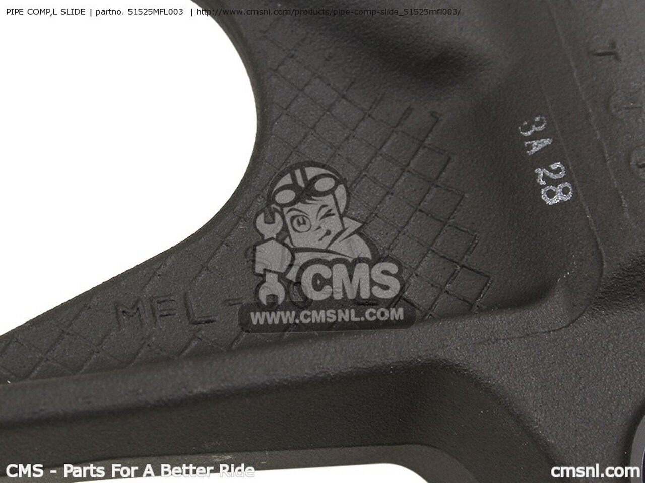 CMS シーエムエス PIPE COMP，L SLIDE CBR1000RA 9 ENGLAND / TYPE 3 ABS MME FRANCE 2 CMF HRC MKH A AUSTRALIA BRAZIL 5 EUROPEAN DIRECT SALES 4 KOREA B REP EURO TYPE4 HONDA ホンダ インナーチューブ サスペンション 足回り