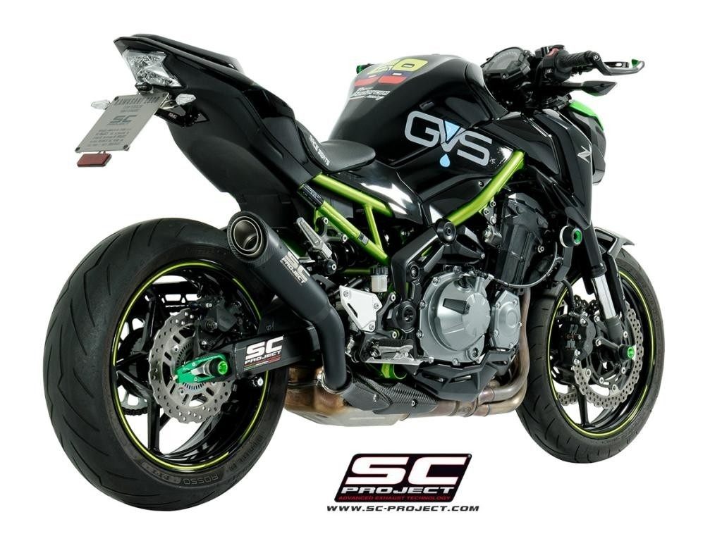 SC-PROJECT SCプロジェクト S1 スリップオンサイレンサー＆フルチタンリンクパイプ 「ブラックエディション」 Z900 KAWASAKI カワサキ スリップオンマフラー マフラー