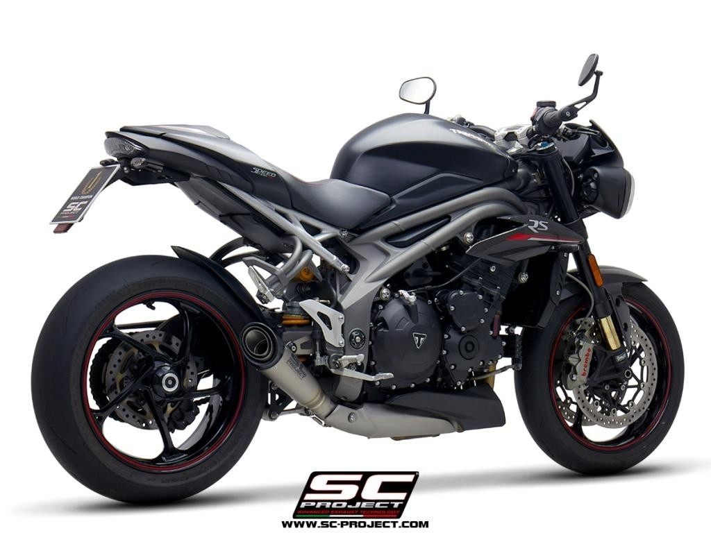 SC-PROJECT SCプロジェクト S1スリップオンサイレンサー SPEED TRIPLE 1050 S SPEED TRIPLE 1050 RS TRIUMPH トライアンフ スリップオンマフラー