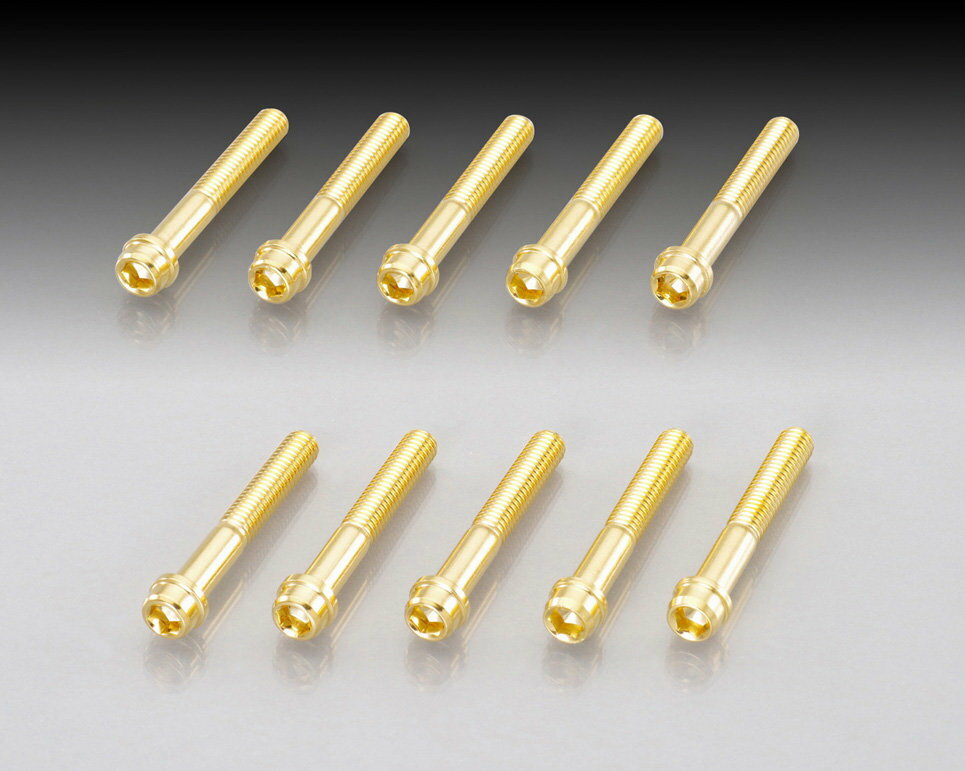 KITACO キタコ ビビッドボルトセット グロム モンキー125 HONDA ホンダ その他エンジンパーツオプション・補修部品 エンジンパーツ エンジン タイプ：24K金メッキ