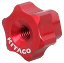 KITACO キタコ ブレーキアジャストナット カラー：レッドアルマイト スーパーカブ110 クロスカブ110 スーパーカブC125