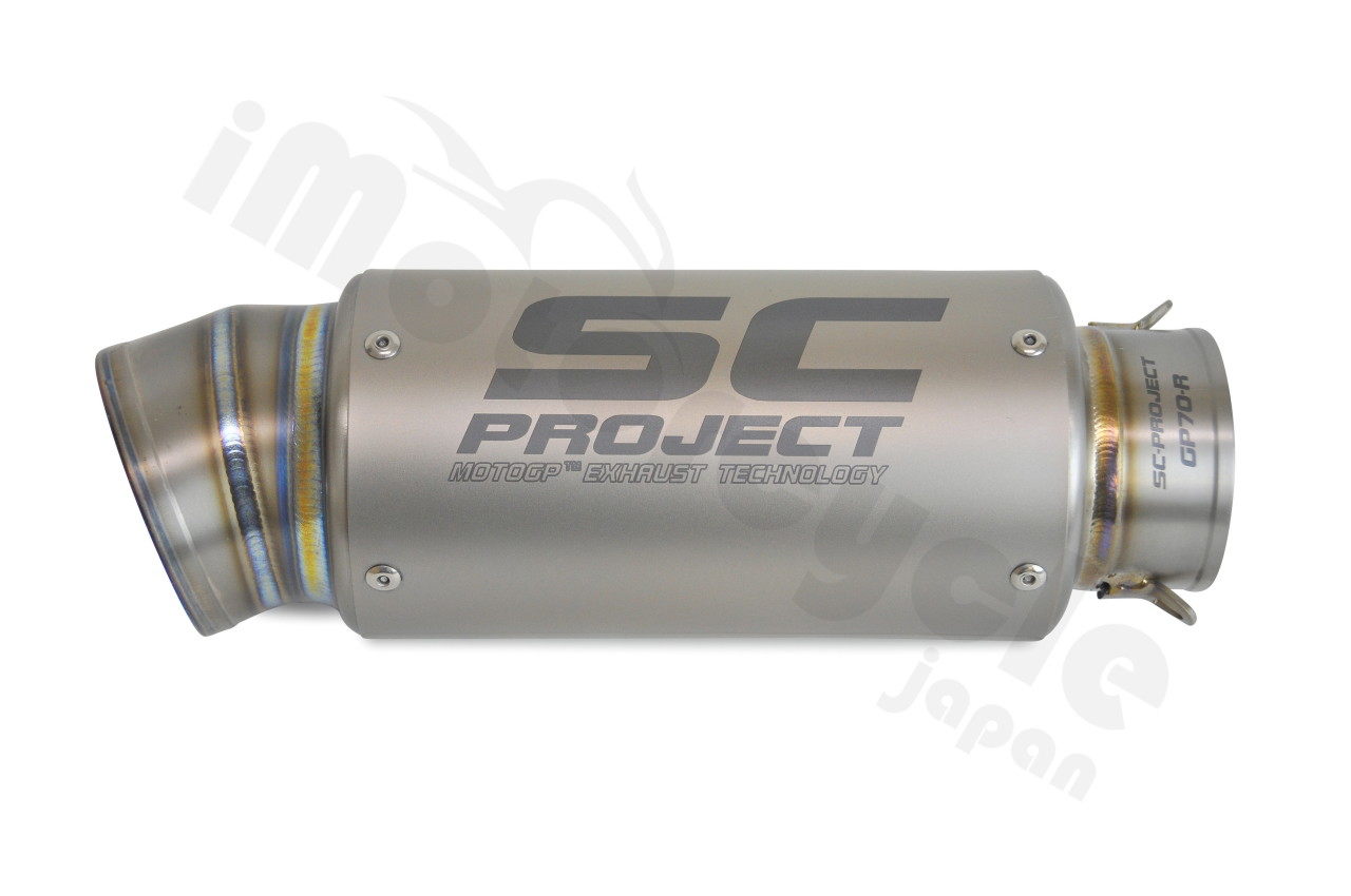 SC-PROJECT SCプロジェクト 汎用スリップオンサイレンサー GP70-Rタイプ スリップオンマフラー マフラー
