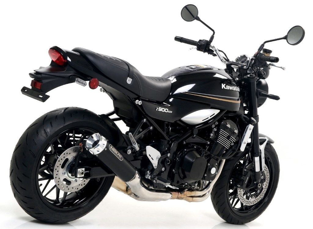 Other - ARROW アロー REBEL サイレンサー Z 900 RS KAWASAKI カワサキ スリップオンマフラー マフラー リアエンドキャップ材質：アルミニウム ポリッシュ