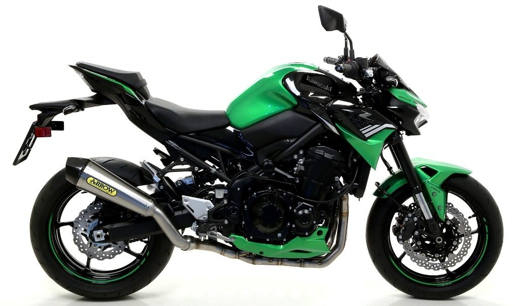 ARROW アロー X-KONE スリップオンマフラー Z 900 KAWASAKI カワサキ マフラー サイレンサー材質：ステンレスダーク