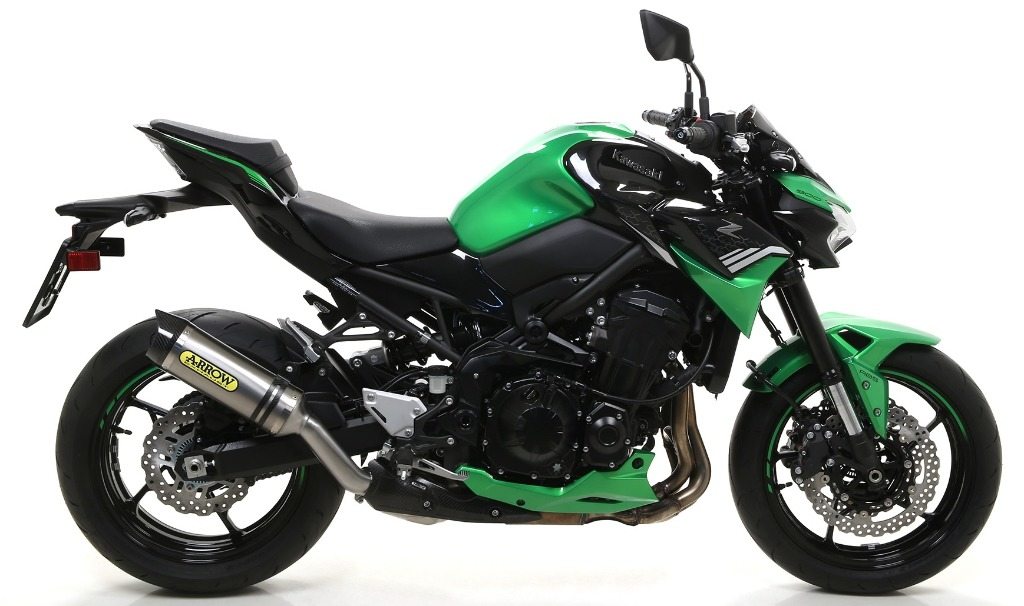 KAWASAKI - ARROW アロー THUNDER スリップオンマフラー Z 900 KAWASAKI カワサキ マフラー サイレンサー材質：カーボン