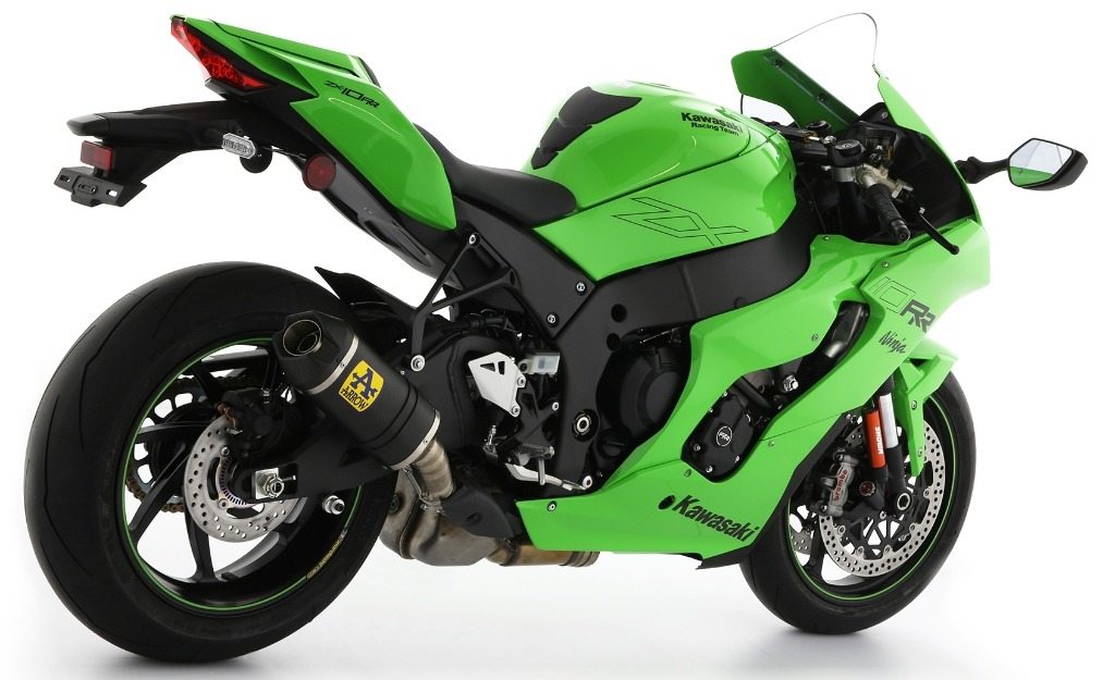 ARROW アロー INDY RACE スリップオンマフラー ZX-10R ZX-10RR KAWASAKI カワサキ マフラー サイレンサー材質：カーボン