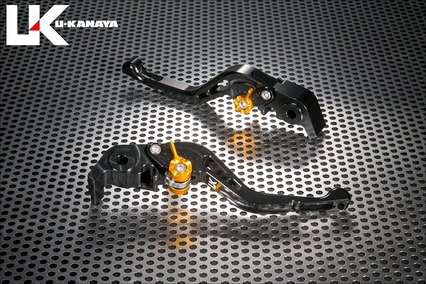 其它 - U-KANAYA ユーカナヤ GPタイプ アルミビレットレバーセット KATANA SUZUKI スズキ ブレーキ・クラッチレバーセット ハンドル周辺パーツ ハンドル レバーカラー：ブラック / アジャスターカラー：レッド / レバータイプ：ショート(レバー部全長：約143mm)