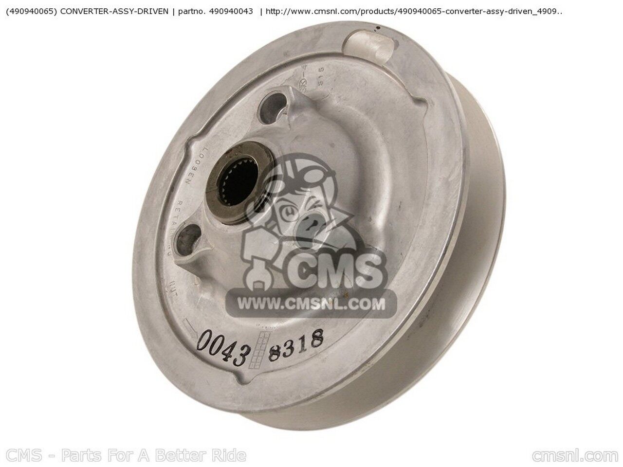 CMS シーエムエス (49094-0065) CONVERTER-ASSY-DRIVEN KAWASAKI カワサキ ミッション・ギア エンジン..
