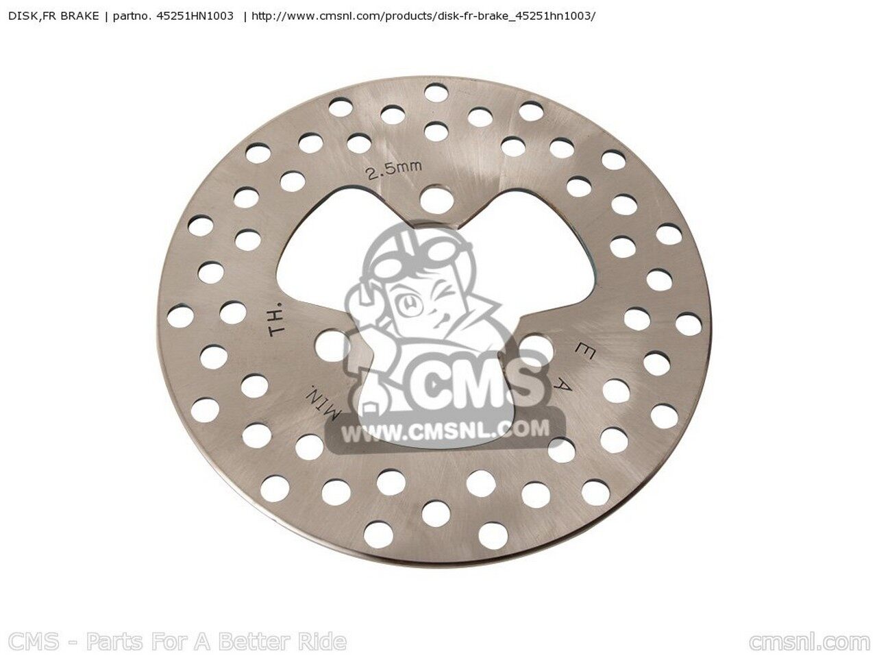 CMS シーエムエス DISK，FR BRAKE HONDA ホンダ ブレーキディスクローター ブレーキ(2.0)