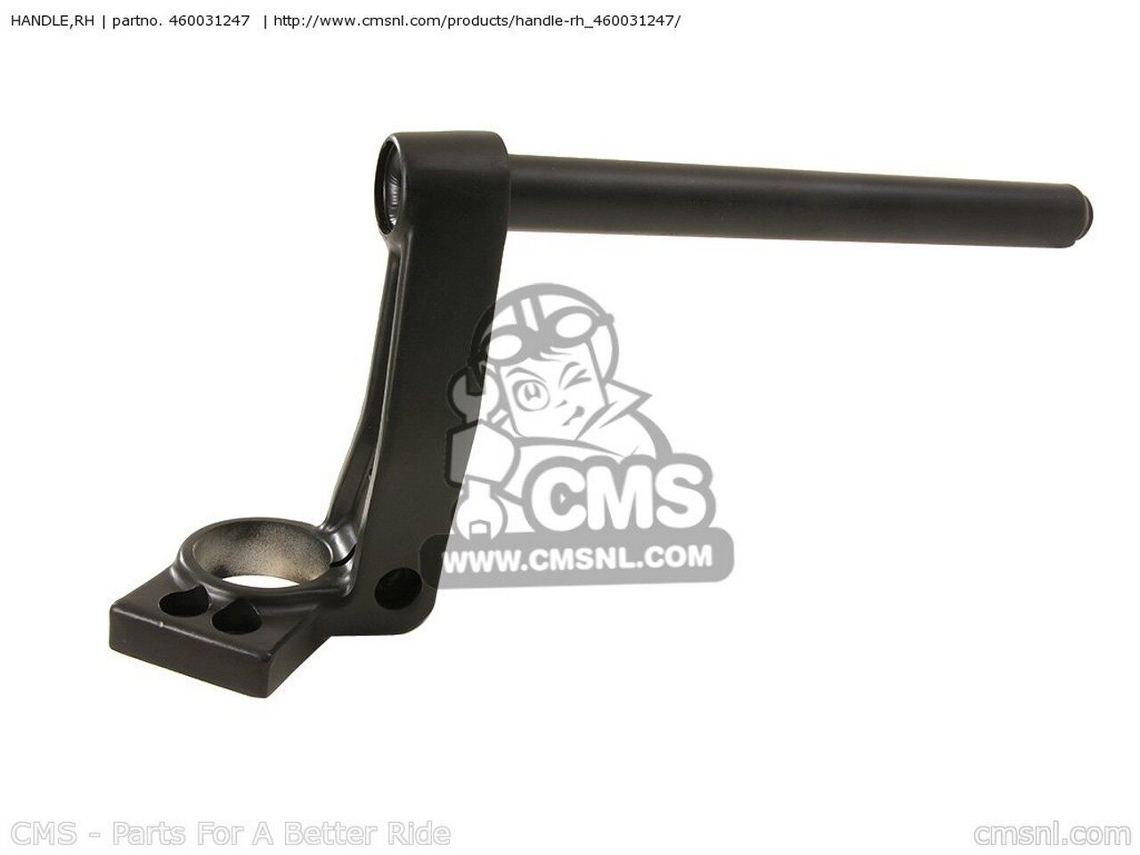 Separate Handles - CMS シーエムエス HANDLE，RH ZG1000A18 CONCOURS USA CALIFORNIA CANADA ZG1000A19 ZG1000A20 ZG1000A6F KAWASAKI カワサキ セパレートハンドル ハンドル