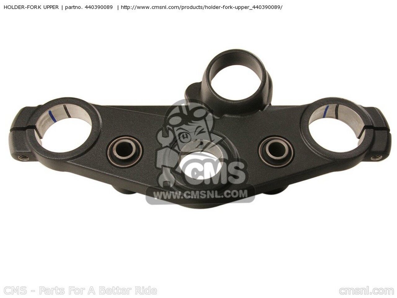CMS シーエムエス HOLDER-FORK UPPER EX650C9F NINJA 650R 2009 USA EX650CAF 2010 KAWASAKI カワサキ ..