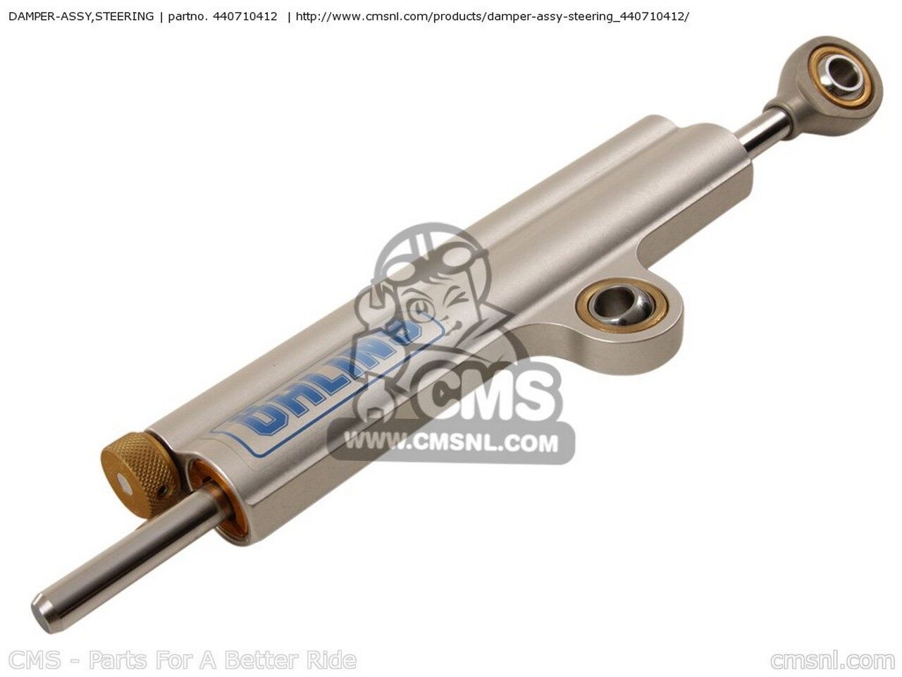 CMS シーエムエス DAMPER-ASSY，STEERING ZX1000D7F NINJA ZX10R USA CALIFORNIA CANADA ZX1000D7FA ZX..