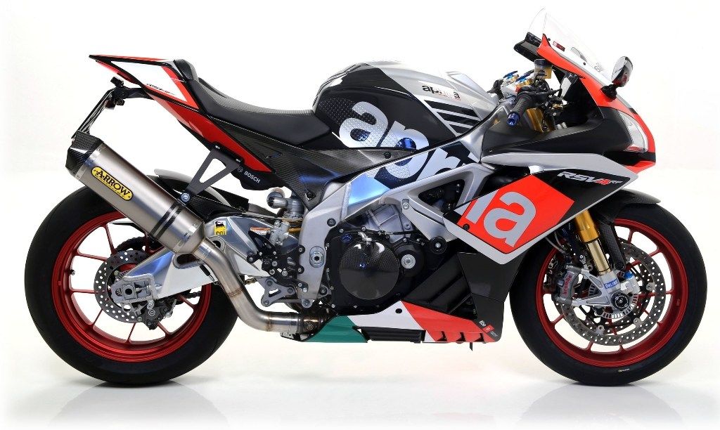 APRILIA - ARROW アロー RACE-TECH スリップオンマフラー RSV 4 RR RF TUONO V4R APRC V4 1100 FACTORY FACTROY Factory APRILIA アプリリア マフラー サイレンサー材質：チタン