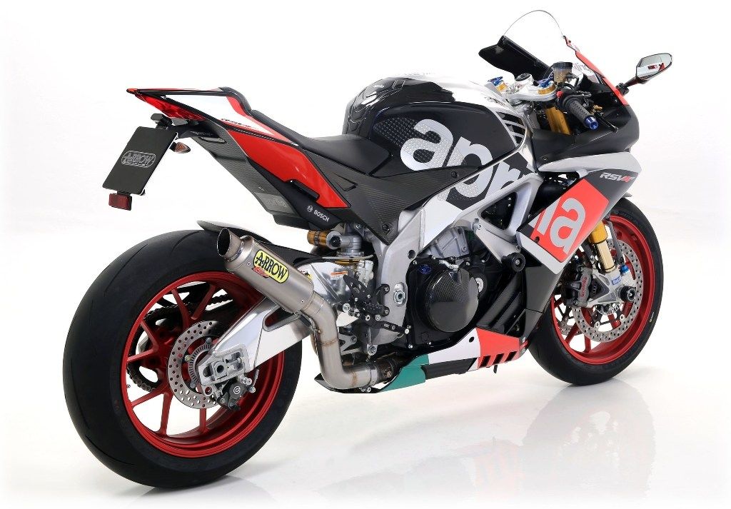 ARROW アロー GP2 スリップオンマフラー RSV 4 RR RF APRILIA アプリリア マフラー サイレンサー材質：チタン
