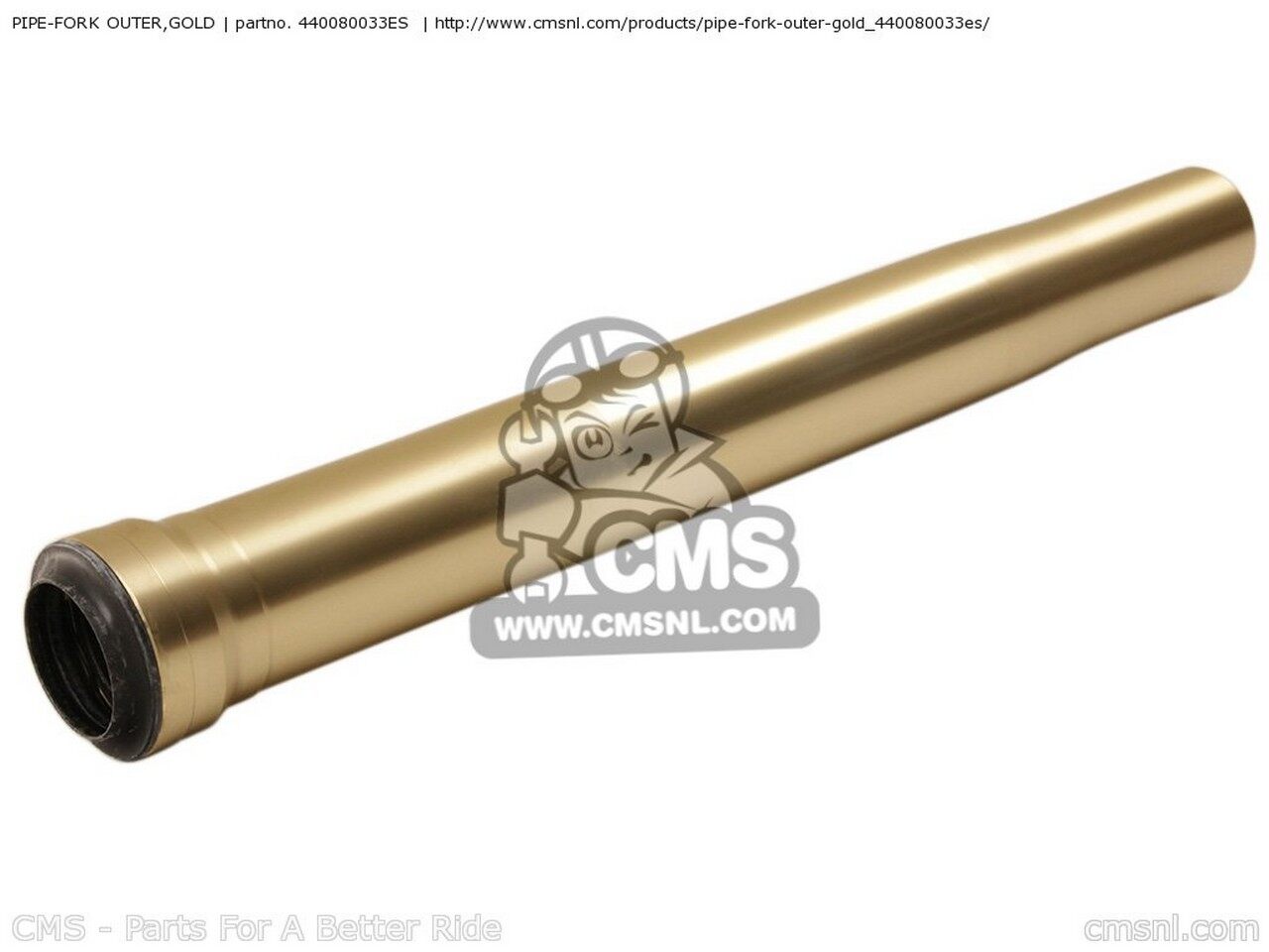 CMS シーエムエス PIPE-FORK OUTER，GOLD ZX1400A7F NINJA ZX14 USA CALIFORNIA CANADA ZX1400C8F ZX14..
