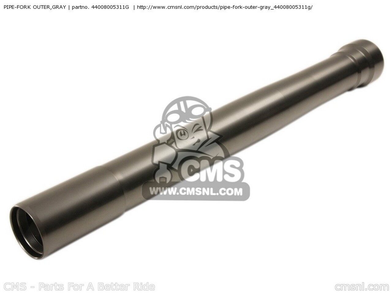 CMS シーエムエス PIPE-FORK OUTER，GRAY ZX1000GBF NINJA 1000 USA ZX1000GCF ZX1000GDF ZX1000HCF 2012 / ABS ZX1000HDF ZX1000MEF NINJA1000 KAWASAKI カワサキ その他フロントフォークオプション・補修部品 サスペンション 足回り