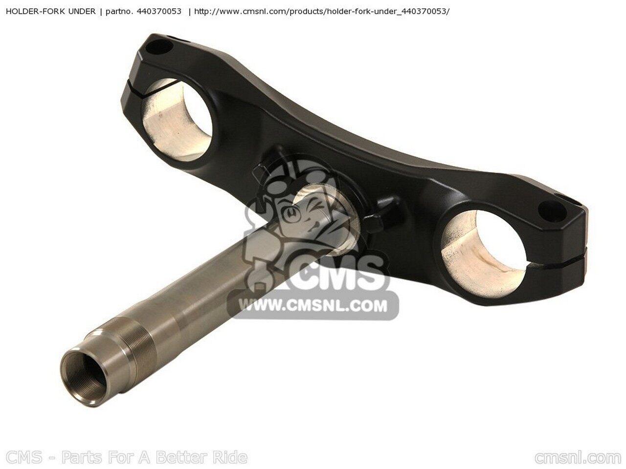 CMS �������२�� HOLDER-FORK UNDER KLE650A8F VERSYS USA KLE650A9F KLE650CAF KLE650CBF KLE650CCF KLE650CDF KLE650CEF KAWASAKI ���掠�� �ȥ�ץ�ĥ꡼�����ƥࡦ��������֥饱�å� �ϥ�ɥ�