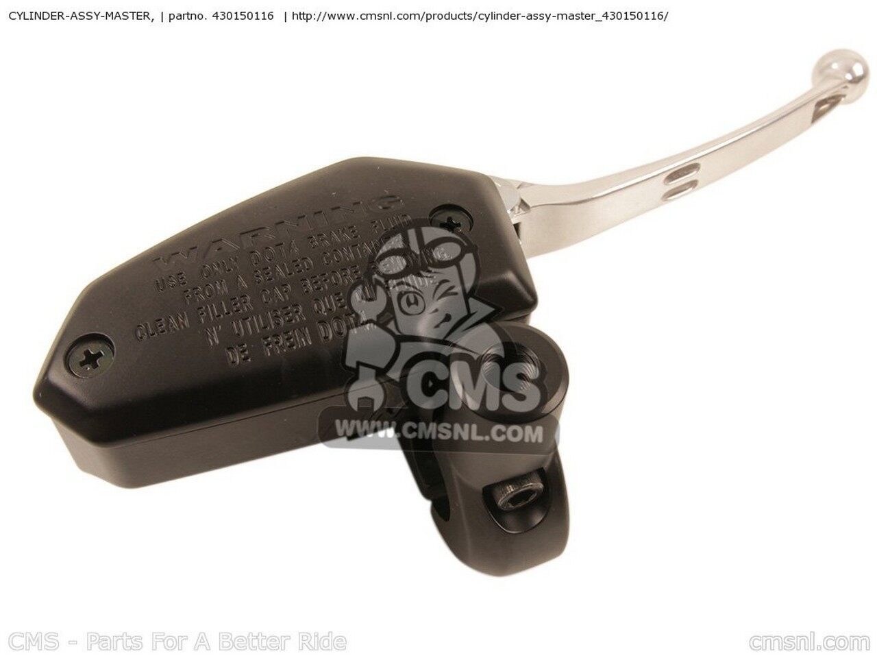 CMS シーエムエス CYLINDER-ASSY-MASTER， KLE650A9F VERSYS USA KLE650CAF KLE650CBF KLE650CCF KLE650CDF KLE650CEF KLE650DEF / ABS KAWASAKI カワサキ ブレーキマスターシリンダー ブレーキ