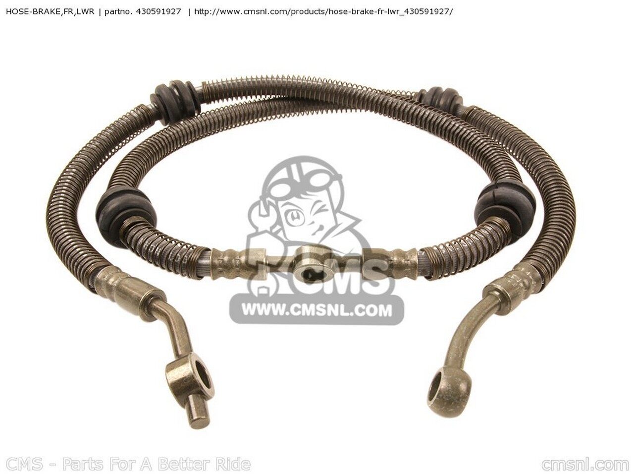 CMS シーエムエス HOSE-BRAKE，FR，LWR KVF300-A3 PRAIRIE300 2001 USA / 4X4 KVF3...
