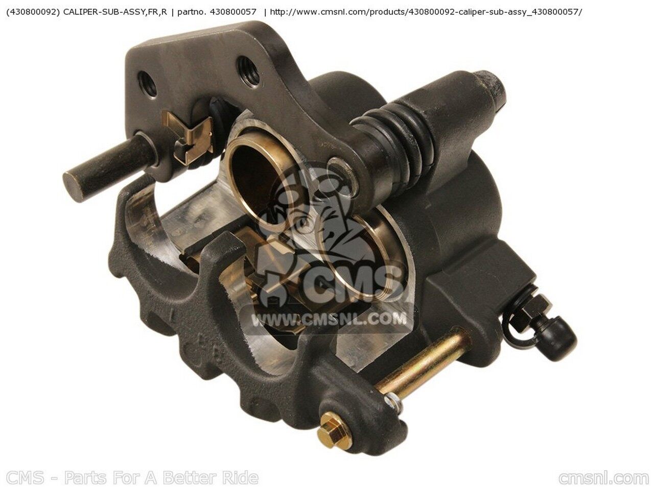 CMS シーエムエス (430800092) CALIPER-SUB-ASSY，FR，R KSF450-B8F KFX450R 2008 USA KSF450-B8FA KSF450-B9F 2009 KSF450-B9FB KSF450-BAF 2010 KAWASAKI カワサキ キャリパー ブレーキ